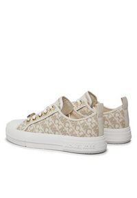 MICHAEL Michael Kors Trampki Evy Lace Up 43H3EYFS1B Beżowy. Kolor: beżowy. Materiał: skóra #4