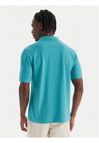 Kappa Polo Logo Sharas Mss 302B3D0 Turkusowy Regular Fit. Typ kołnierza: polo. Kolor: turkusowy. Materiał: bawełna #4