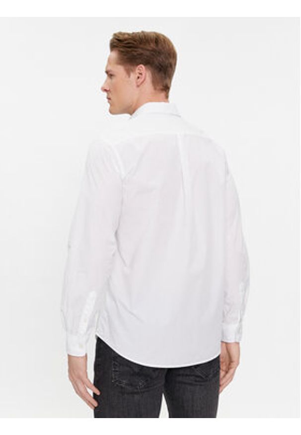 Pepe Jeans Koszula Prince PM308270 Biały Regular Fit. Kolor: biały. Materiał: bawełna