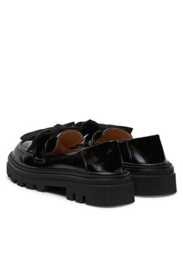 DeeZee Loafersy TYA56-J128 Czarny. Kolor: czarny. Materiał: skóra