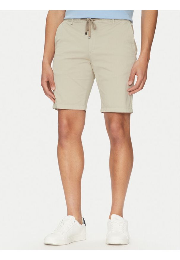 JOOP! Szorty materiałowe 17 JT-80Capri-D 30045912 Beżowy Slim Fit. Kolor: beżowy. Materiał: bawełna