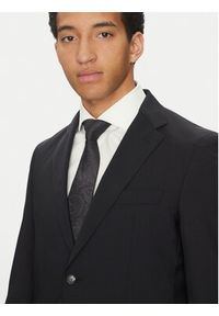 BOSS Garnitur C-Huge 50540579 Granatowy Slim Fit. Kolor: niebieski. Materiał: wełna
