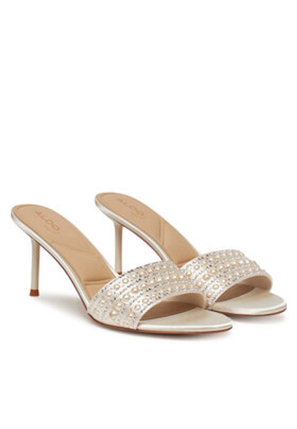 Aldo Klapki Eternally 13921978 Biały. Kolor: biały. Materiał: skóra