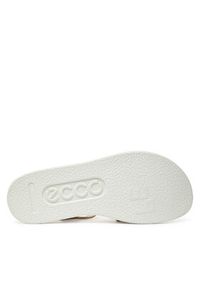 ecco - ECCO Sandały Flowt W 27371301688 Złoty. Kolor: złoty. Materiał: skóra