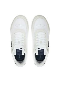 TOMMY HILFIGER - Tommy Hilfiger Sneakersy Retro Runner Mix Rwb FM0FM05371 Biały. Kolor: biały. Materiał: skóra