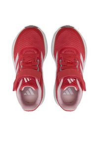 Adidas - adidas Sneakersy RunFalcon 3.0 Elastic Lace Top Strap ID0599 Czerwony. Kolor: czerwony. Sport: bieganie #4