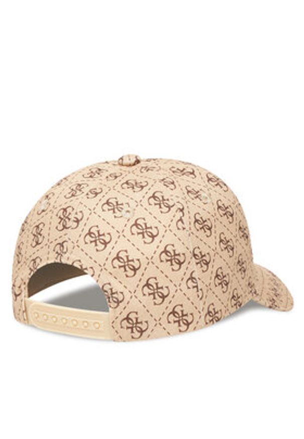 Guess Czapka z daszkiem H5YZ03 WO08O Beżowy. Kolor: beżowy. Materiał: materiał, bawełna