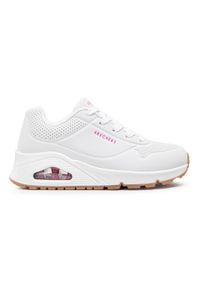 skechers - Skechers Sneakersy Stand On Air 310024L/WHP Biały. Kolor: biały. Materiał: skóra #1