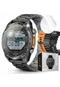 JG Smart - Smartwatch Zegarek Męski GPS 4GB MAPY AMOLED CIŚNIENIE MENU PL WODOODPORNY. Rodzaj zegarka: smartwatch #1