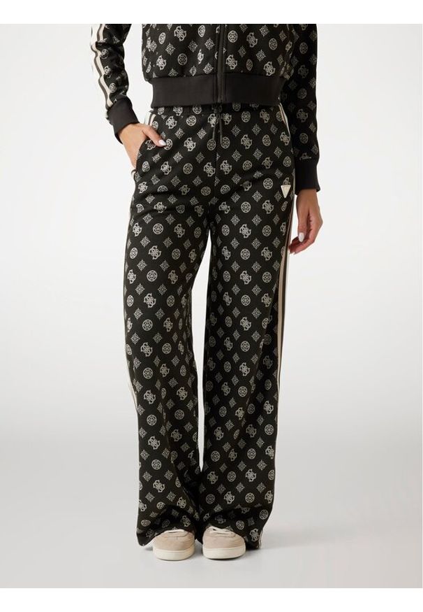 Guess Spodnie materiałowe 176705 Czarny Slim Fit. Kolor: czarny. Materiał: materiał
