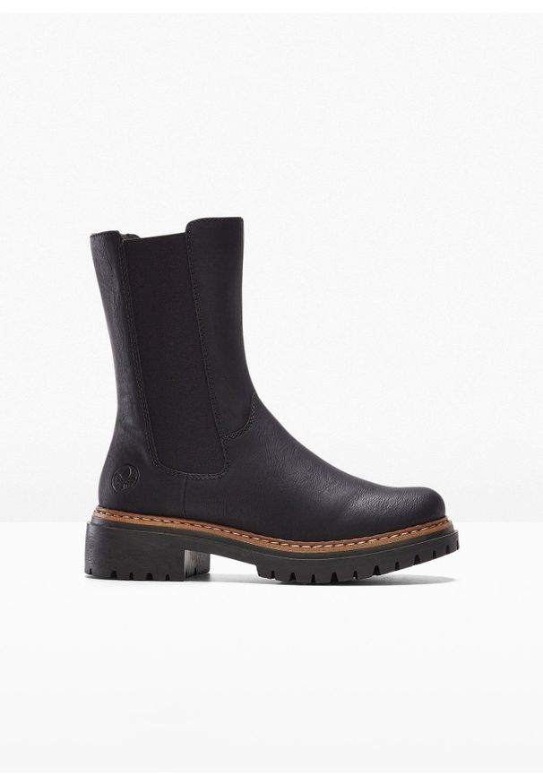 bonprix - Sztyblety marki Rieker. Kolor: czarny