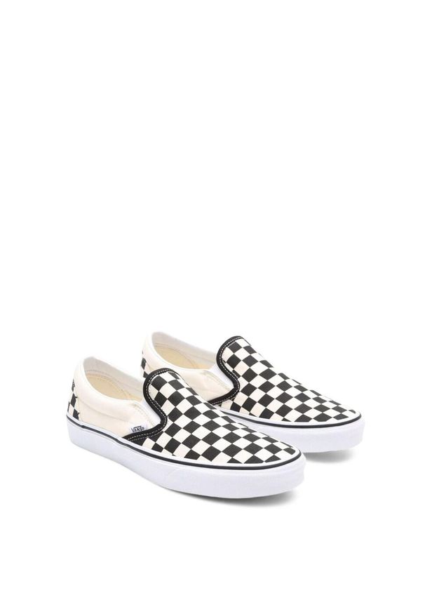 Vans - Obuwie sportowe Mężczyzna VANS UA Classic Slip-On. Zapięcie: bez zapięcia. Kolor: biały. Materiał: tkanina. Model: Vans Classic. Sport: skateboard