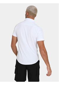 Brave Soul Koszula MSH-230BUCKLEY Biały Regular Fit. Kolor: biały. Materiał: syntetyk #2