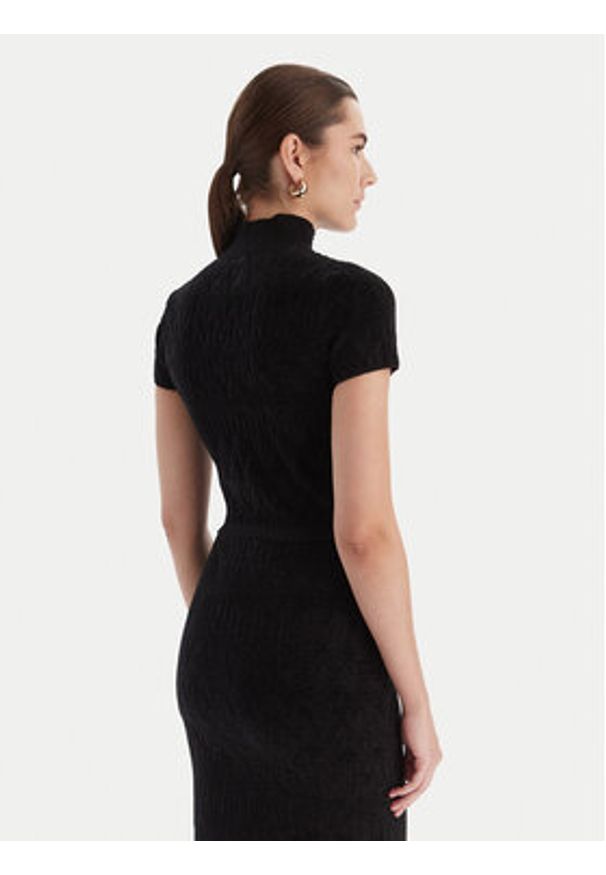 Marciano Guess Sweter 5BGR05 5661Z Czarny Regular Fit. Kolor: czarny. Materiał: syntetyk