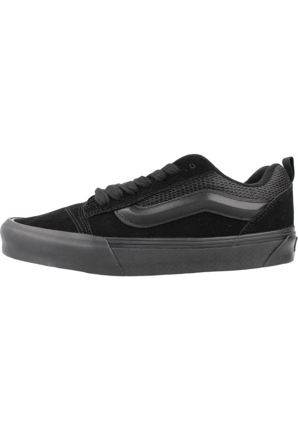 Tenisówki Vans Model Knu Skool Kolor Czarny. Kolor: czarny. Materiał: guma, syntetyk, materiał, tkanina, zamsz