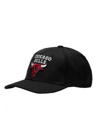 Mitchell & Ness - Czapka snapback klasyczna Chicago Bulls. Kolor: czerwony, wielokolorowy, czarny. Styl: klasyczny #1