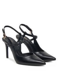 DeeZee Sandały DF-82780-11 Czarny. Kolor: czarny. Materiał: skóra