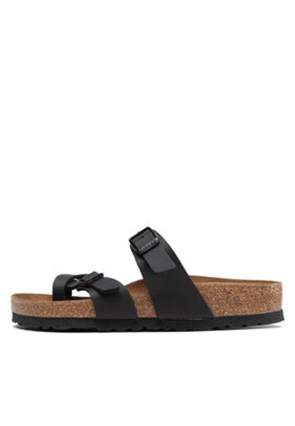 Birkenstock Japonki Mayari 0071791 Czarny. Kolor: czarny. Materiał: skóra