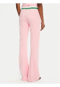 Juicy Couture Spodnie dresowe Velour JCWBJ225352 Różowy Regular Fit. Kolor: różowy. Materiał: syntetyk, welur #3