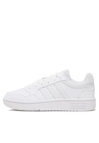 Adidas - adidas Sneakersy Hoops 3.0 GW3036 Biały. Kolor: biały. Materiał: skóra #3