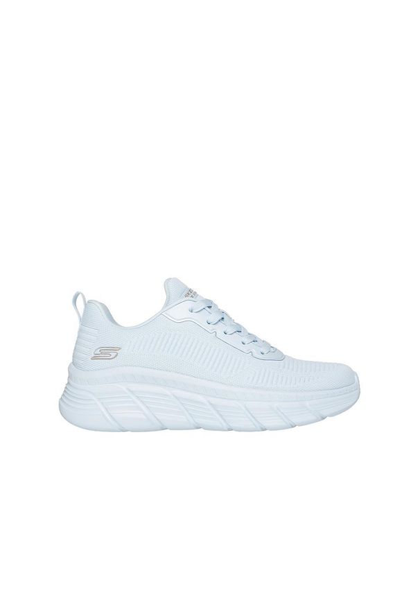 skechers - Buty sportowe sneakersy damskie Skechers Bobs niebieskie. Kolor: niebieski. Sport: fitness