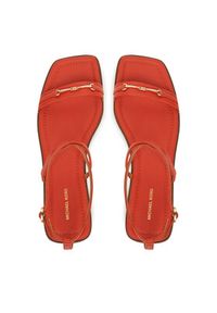 MICHAEL Michael Kors Sandały Lena 40S5LEFS1L Pomarańczowy. Kolor: pomarańczowy. Materiał: skóra #5