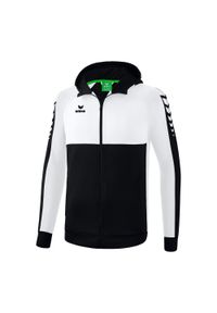 ERIMA - Kurtka z kapturem dla dzieci do treningu Erima Six Wings. Typ kołnierza: kaptur. Kolor: wielokolorowy, biały, czarny. Sport: fitness #1