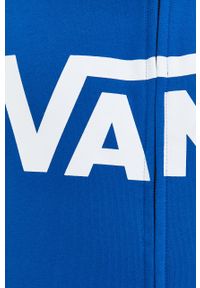 Vans bluza bawełniana męska z kapturem z nadrukiem. Okazja: na co dzień. Typ kołnierza: kaptur. Kolor: niebieski. Materiał: bawełna. Wzór: nadruk. Styl: casual #3