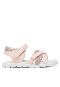 TOMMY HILFIGER - Sandały Tommy Hilfiger. Kolor: różowy