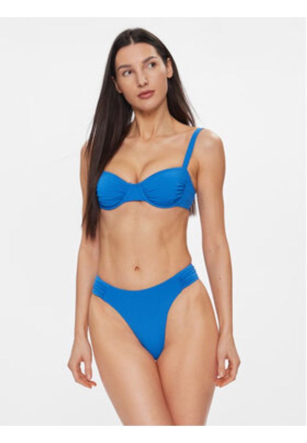 Seafolly Dół od bikini S. Collective 40726-942 Niebieski. Kolor: niebieski. Materiał: syntetyk