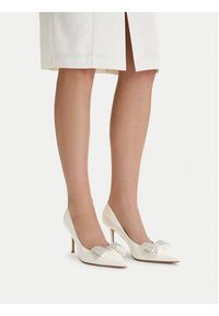 Eva Minge Czółenka ANEMONE-V1892-116-2 Biały. Kolor: biały. Materiał: skóra, lakier #5