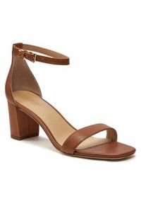 Lauren Ralph Lauren Sandały 802927949002 Brązowy. Kolor: brązowy. Materiał: skóra #4