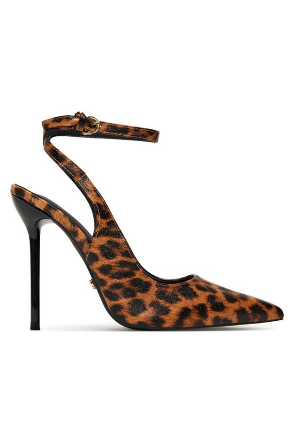 DeeZee Szpilki Q0328-1 Brązowy. Kolor: brązowy. Materiał: skóra. Obcas: na szpilce