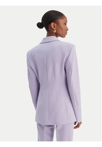 Hugo - HUGO Marynarka Asmalla-1 50533901 Granatowy Slim Fit. Kolor: niebieski. Materiał: syntetyk #4