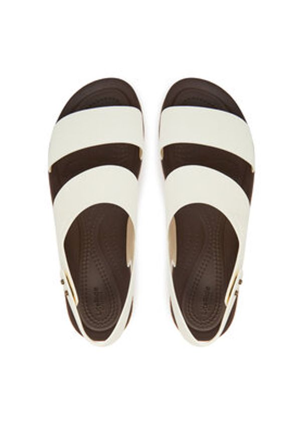 Crocs Sandały Brooklyn Cork Low Wedge 211144 Czarny. Kolor: czarny
