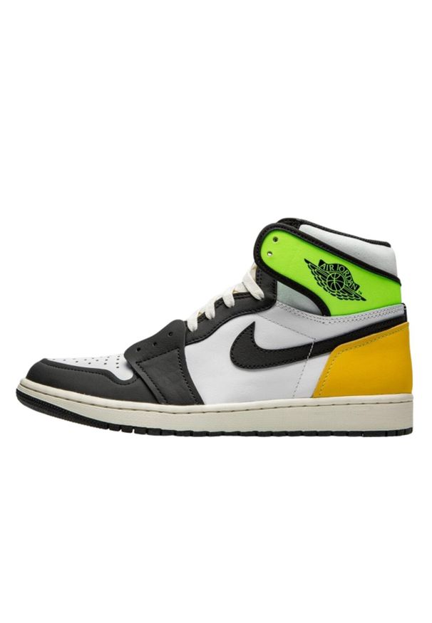 Buty do chodzenia dla dorosłych Air Jordan 1 Retro High OG Volt University Gold. Kolor: żółty. Sport: turystyka piesza