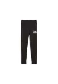 Puma - Młodzieżowe legginsy PUMA SQUAD PUMA Black. Kolor: czarny. Materiał: materiał. Styl: młodzieżowy