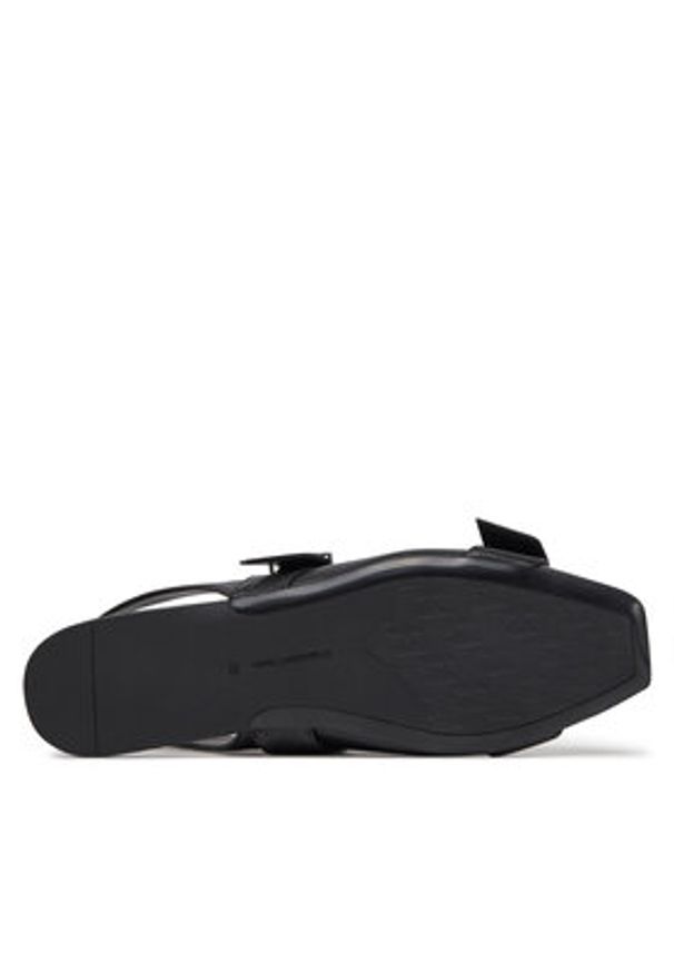 Karl Lagerfeld - KARL LAGERFELD Sandały Konnie KL40186A Czarny. Kolor: czarny. Materiał: skóra