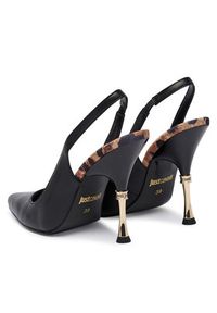 Just Cavalli Czółenka 80RA3S45 ZPB93 Czarny. Kolor: czarny. Materiał: skóra #3