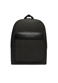 TOMMY HILFIGER - Tommy Hilfiger Plecak Th Flag Monogram Backpack AM0AM14137 Czarny. Kolor: czarny. Materiał: skóra #5