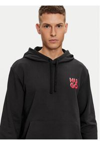 Hugo Bluza Dimonihood 50520159 Czarny Regular Fit. Kolor: czarny. Materiał: bawełna #3