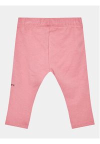 Calvin Klein Jeans Legginsy Monogram IN0IN00081 Różowy Slim Fit. Kolor: różowy. Materiał: bawełna #6