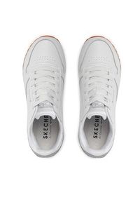 skechers - Skechers Sneakersy Old School Cool 699/WHT Biały. Kolor: biały. Materiał: skóra #4