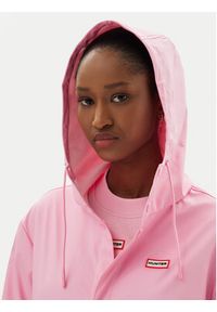 Hunter Kurtka przeciwdeszczowa Izzy Unisex HARU0012251 Różowy Regular Fit. Kolor: różowy. Materiał: syntetyk