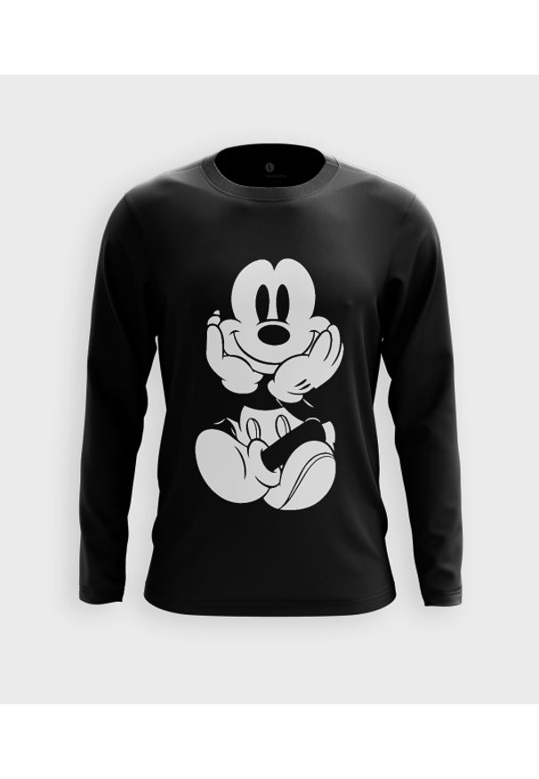MegaKoszulki - Koszulka męska z dł. rękawem Myszka Mickey. Materiał: bawełna. Wzór: motyw z bajki