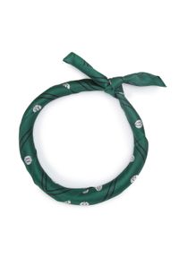 Wittchen - Damska apaszka z jedwabiu jednokolorowa. Kolor: zielony. Materiał: jedwab. Styl: klasyczny, elegancki #2