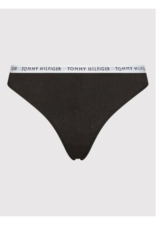 TOMMY HILFIGER - Tommy Hilfiger Komplet stringów 3p UW0UW02829 Kolorowy. Materiał: bawełna. Wzór: kolorowy