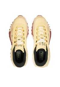 Lacoste Sneakersy Elite Active 7-50SFA0078 Żółty. Kolor: żółty. Materiał: materiał