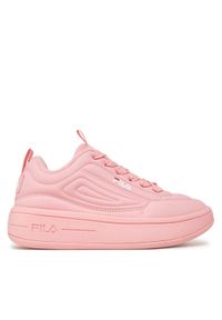 Fila Sneakersy Superbubble FFW0536 40123 Różowy. Kolor: różowy. Materiał: skóra