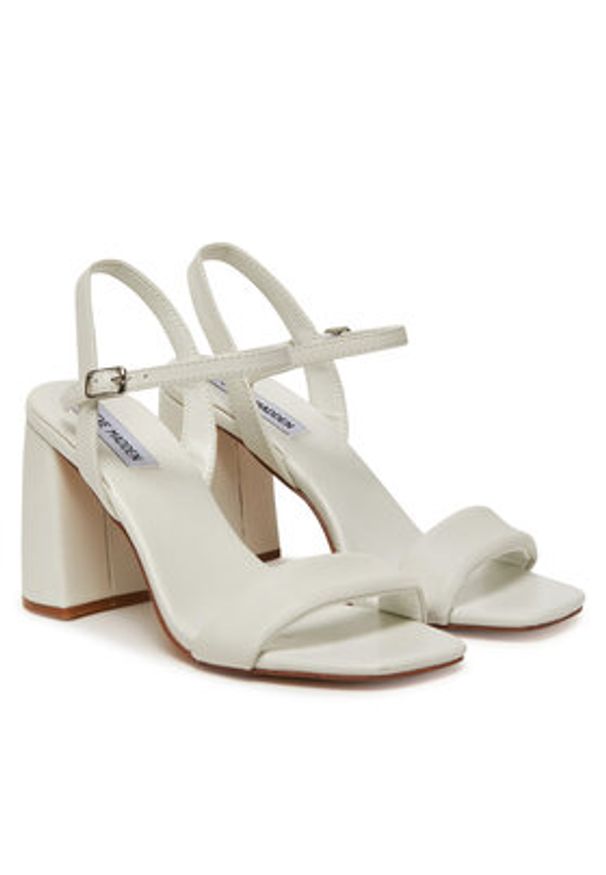 Steve Madden Sandały Mareena SM11003691 Biały. Kolor: biały. Materiał: skóra